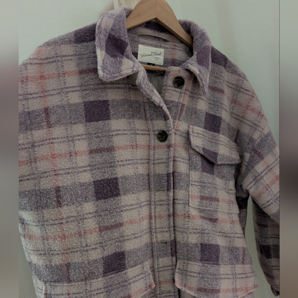 Univeral Thread Women's Plaid Shacket, Sz M - Picture 5 of 9